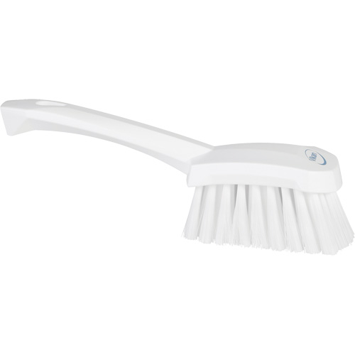 Brosse &agrave; r&eacute;curer avec manche court, Soies Doux, Longueur de 10-1/2", Blanc NRZ Safety Inc.