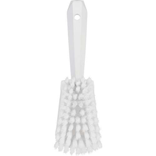 Brosse &agrave; r&eacute;curer avec manche court, Soies Doux, Longueur de 10-1/2", Blanc NRZ Safety Inc.