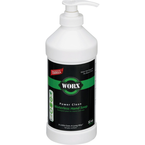 Savon pour les mains sans eau Power Clean, Liquide, 945 ml, Sans parfum NRZ Safety Inc.