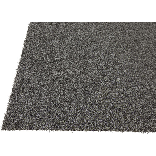 Tapis dint&eacute;rieur/ext&eacute;rieur Tundra, Latex/Polypropyl&egrave;ne, Grattoir Type, Motif Velours touffet&eacute;, 3-1/2' x 20', Charbon NRZ Safety Inc.