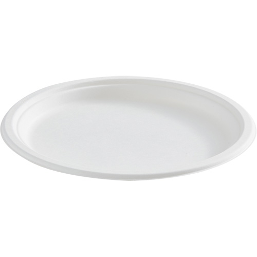 Round Fibre Compostable Plate NRZ Safety Inc.