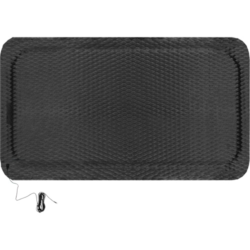 Hog Heaven Electrically Conductive Mat Kit, 3' W x 5' L, 7/8" Thickness, Black, Nitrile NRZ Safety Inc.