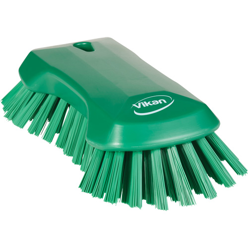 Brosse &agrave; main, Soies Tr&egrave;s ferme, Longueur de 9-1/10", Vert NRZ Safety Inc.