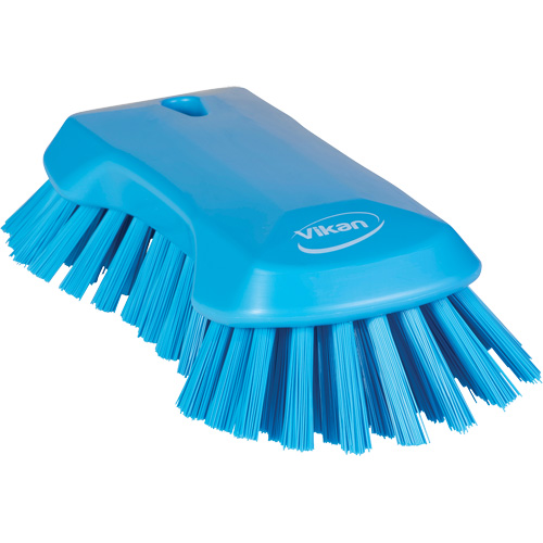 Brosse &agrave; main, Soies Tr&egrave;s ferme, Longueur de 9-1/10", Bleu NRZ Safety Inc.