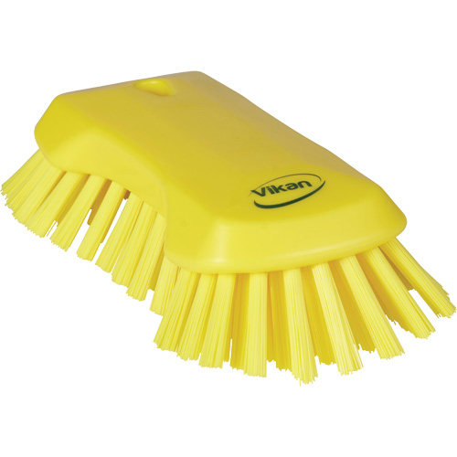 Brosse &agrave; main, Soies Tr&egrave;s ferme, Longueur de 9-1/10", Jaune NRZ Safety Inc.