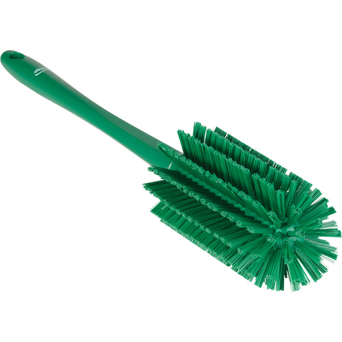 Brosse moyenne avec manche, Soies Ferme, Longueur de 17", Vert NRZ Safety Inc.