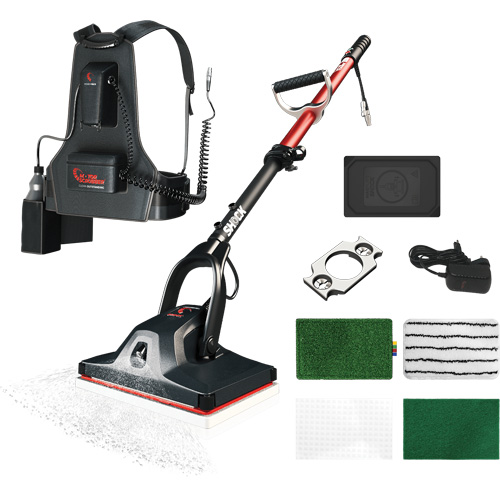 Shock Oscillating Floor Cleaning Machine with Backpack, Cleaner NRZ Safety Inc.