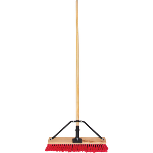Balai-brosse &agrave; manche renforc&eacute;, 18", Moyen, Soies PVC NRZ Safety Inc.