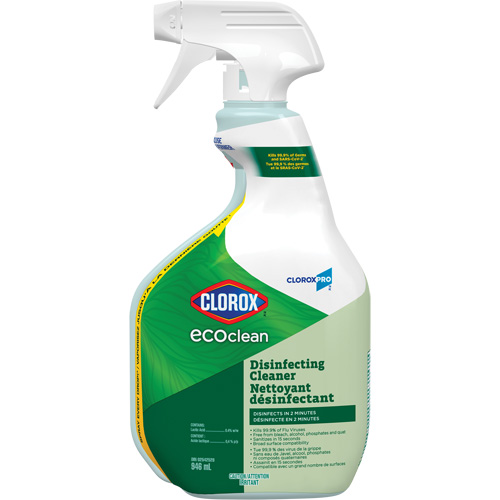 CloroxPro Clorox EcoClean Disinfecting Cleaner, 946 ml, Trigger Bottle NRZ Safety Inc.