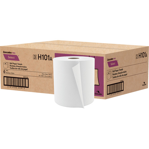 PRO Select Roll Paper Towel, 1 Ply, Standard, 1000' L NRZ Safety Inc.