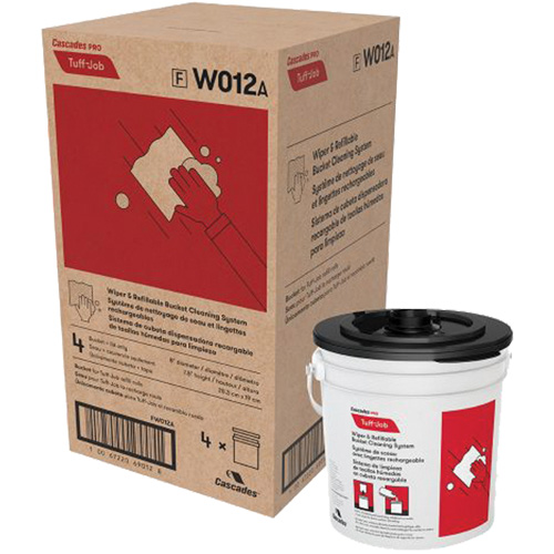 PRO Tuff-Job&reg; Refillable Bucket & Lid for W011 Wipers NRZ Safety Inc.