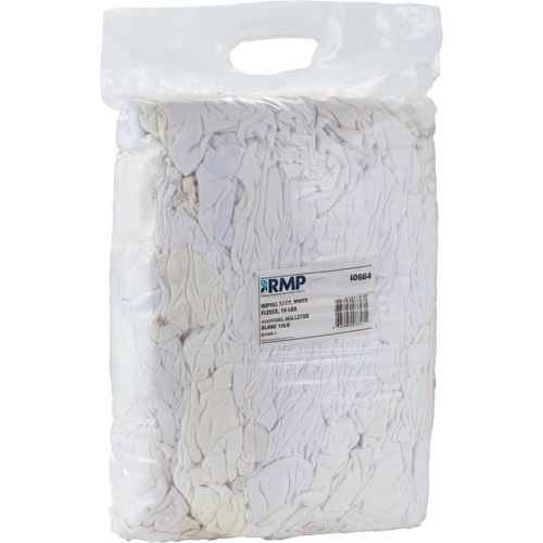 Chiffons, Molleton, Blanc, 10 lb NRZ Safety Inc.