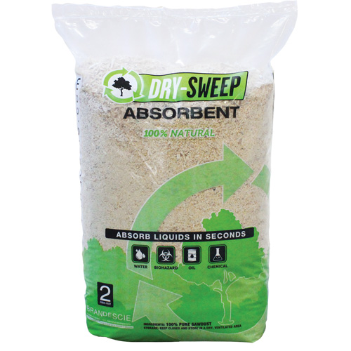 Dry Sweep Biodegradable Natural Absorbent, Bag, 22 lbs. (10 kg) NRZ Safety Inc.
