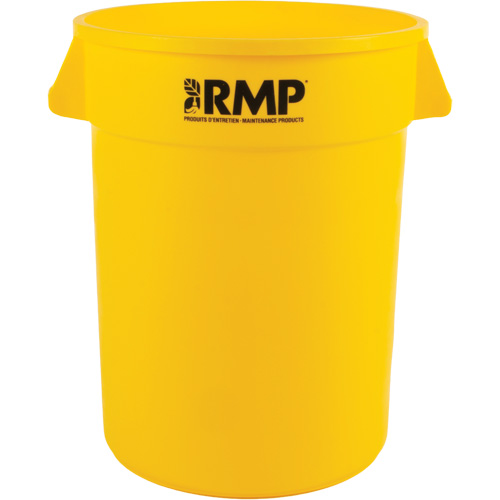 Garbage Bin, Polyethylene, 32 US gal. NRZ Safety Inc.