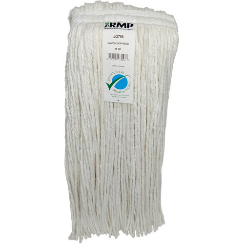 T&ecirc;te de vadrouille &eacute;troite &agrave; 4 plis, Rayonne, 16 oz, Style Coup&eacute; NRZ Safety Inc.