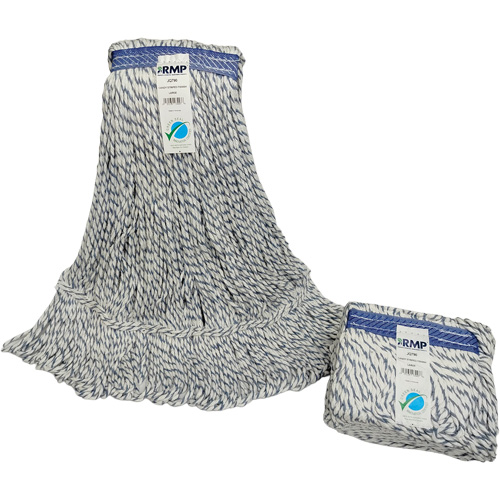 Candy-Striped Mop Head, Floor Finishing, Synthetic, Loop Style NRZ Safety Inc.