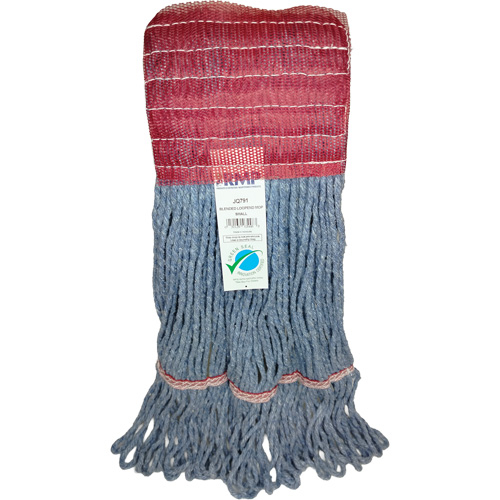 T&ecirc;te de vadrouille &agrave; bande large, Antimicrobien/Finition de plancher/Sp&eacute;cialis&eacute;, Coton/Rayonne/Synth&eacute;tique, Style Boucle NRZ Safety Inc.