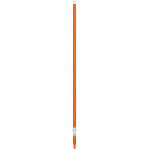 Manche, Balai/Brosse/Vadrouille &agrave; &eacute;pousseter/Support &agrave; tampon/Grattoir/Raclette/Vadrouille humide, Orange, T&eacute;lescopique, 62" - 109-2/5" lo NRZ Safety Inc.