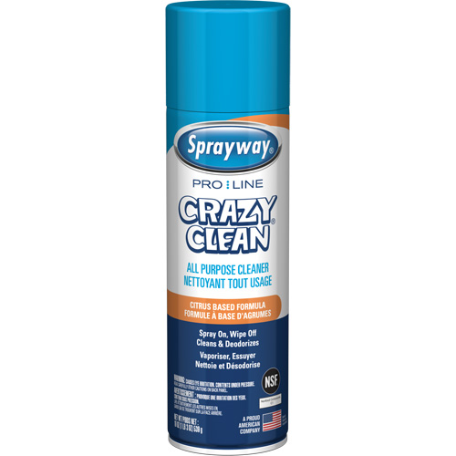 Nettoyant tout usage Pro Line Crazy Clean, 19 oz., Canette a&eacute;rosol NRZ Safety Inc.
