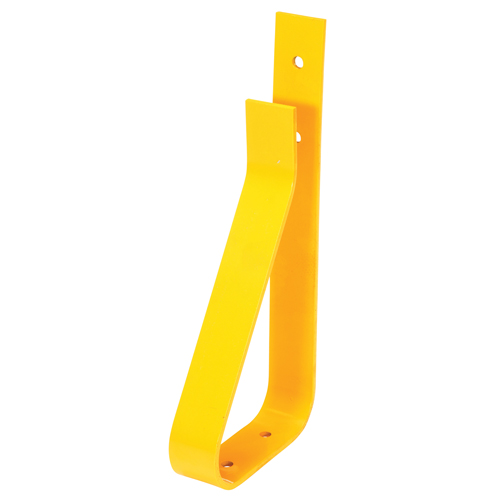 Rail Post, Steel, 10-3/4" L x 24" H, Yellow NRZ Safety Inc.