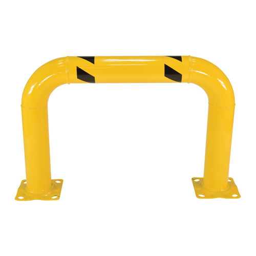 Garde-corps &agrave; profil &eacute;lev&eacute; pour machines, 3' la x 2' h, Jaune NRZ Safety Inc.