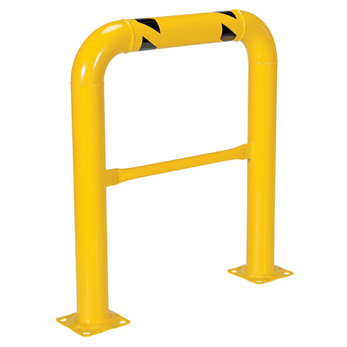 Garde-corps &agrave; profil &eacute;lev&eacute; pour machines, 3' la x 3,5' h, Jaune NRZ Safety Inc.