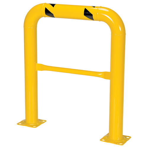 Garde-corps &agrave; profil &eacute;lev&eacute; pour machines, 3' la x 3,5' h, Jaune NRZ Safety Inc.