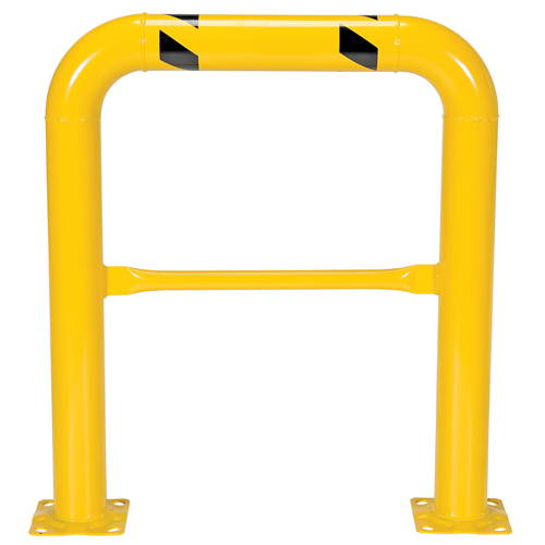 Garde-corps &agrave; profil &eacute;lev&eacute; pour machines, 3' la x 3,5' h, Jaune NRZ Safety Inc.