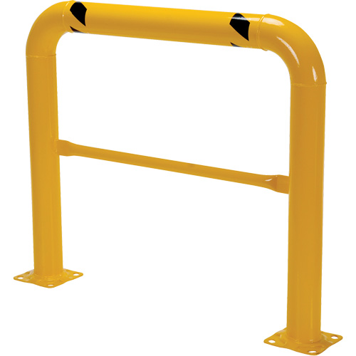 Garde-corps &agrave; profil &eacute;lev&eacute; pour machines, 4' la x 3,5' h, Jaune NRZ Safety Inc.