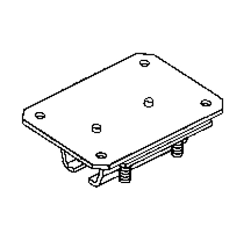 &eacute;clisse pour rail de roulement de mur-rideau mont&eacute; au plafond NRZ Safety Inc.
