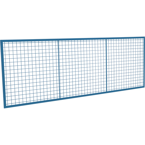 Wire Mesh Partition Components - Panels, 3' H x 8' W NRZ Safety Inc.