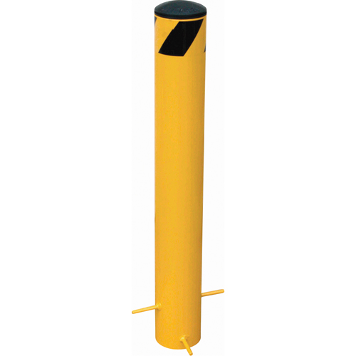 Bornes &agrave; couler, Acier, 42-1/2" h x 5-9/16" la, Jaune NRZ Safety Inc.