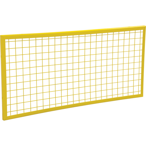 Wire Mesh Partition Components - Panels, 2' H x 4' W NRZ Safety Inc.