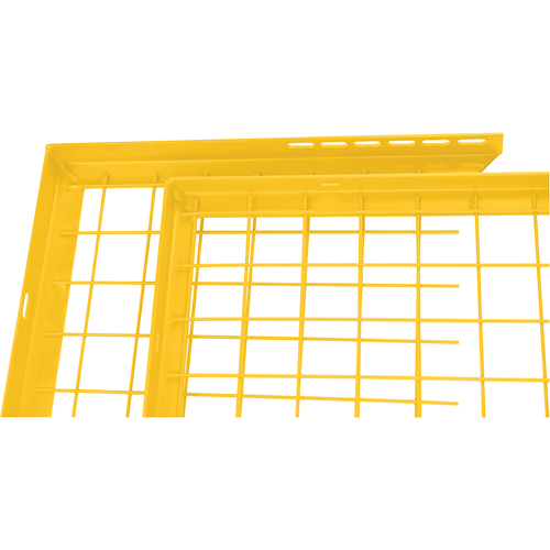 Wire Mesh Partition Components - Adjustable Filler Panels NRZ Safety Inc.