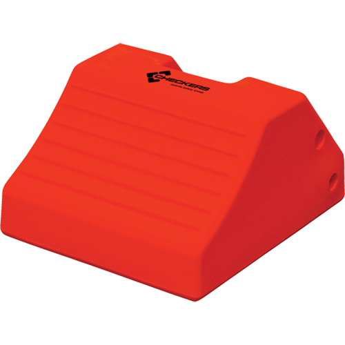Heavy-Duty Wheel Chocks, Polyurethane, Safety Yellow, 15-1/2" W x 17-7/10" D x 10" H NRZ Safety Inc.