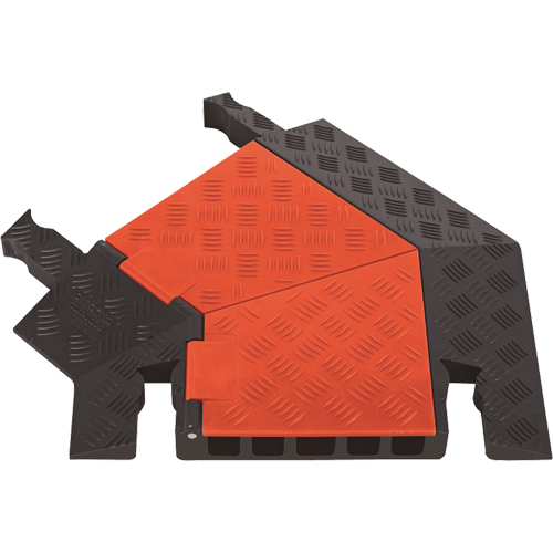 Protecteur de c&acirc;ble pour usage g&eacute;n&eacute;ral &agrave; 5 canaux Guard Dog, virage &agrave; gauche NRZ Safety Inc.