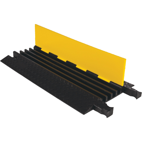 Yellow Jacket&reg; Heavy Duty Cable Protector, 4 Channels, 36" L x 17.5" W x 2" H NRZ Safety Inc.