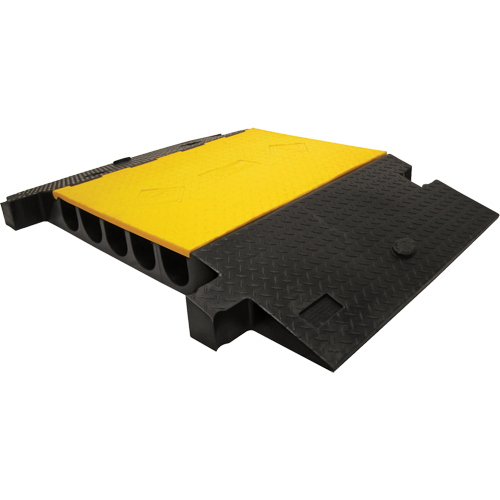 Yellow Jacket&reg; Heavy Duty Cable Protector, 5 Channels, 35.75" L x 57.25" W x 5.125" H NRZ Safety Inc.