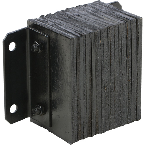 Butoir de quai lamell&eacute;, Horizontal, Caoutchouc, 12" la x 6" p x 10" h NRZ Safety Inc.