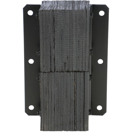 Butoir de quai lamell&eacute;, Vertical, Caoutchouc, 13-1/4" la x 4-1/2" p x 20" h NRZ Safety Inc.