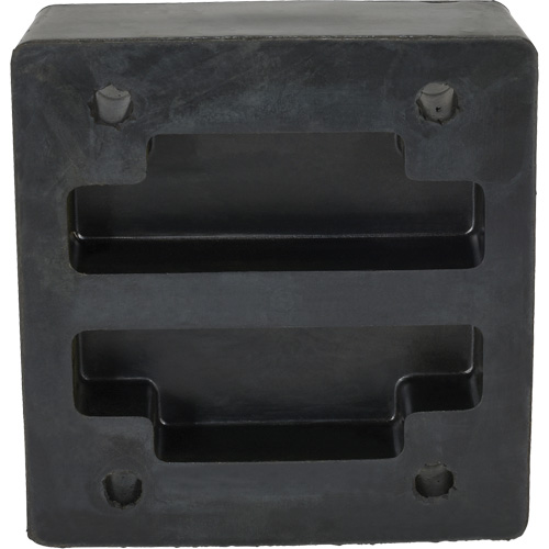 Molded Dock Bumper, Reinforced Rubber, 12" W x 4" D x 13" H NRZ Safety Inc.