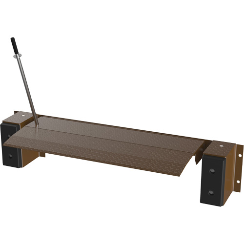 Niveleur de quai m&eacute;canique Edge-O-Dock, 93" la, 66" Largeur de la plateforme, 29" Port&eacute;e NRZ Safety Inc.