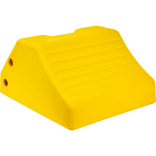 Cale de roue robustes, Ur&eacute;thane, Jaune, 15-1/2" la x 17-7/10" p x 10" h NRZ Safety Inc.