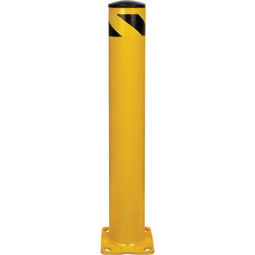 Butoir de s&eacute;curit&eacute;, Acier, 36" h x 5-1/2" la, Jaune NRZ Safety Inc.