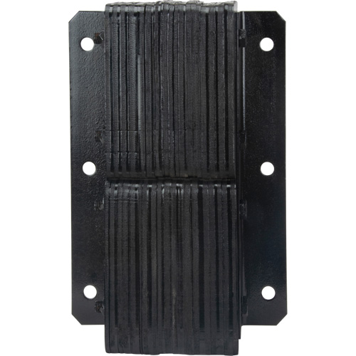 Laminated Dock Bumpers, Vertical, Rubber, 11" W x 4" D x 20" H NRZ Safety Inc.