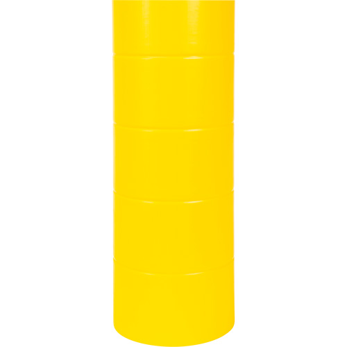 Polyethylene Bollard Cover, 6-5/8" Dia. x 60" L, Red/Yellow NRZ Safety Inc.