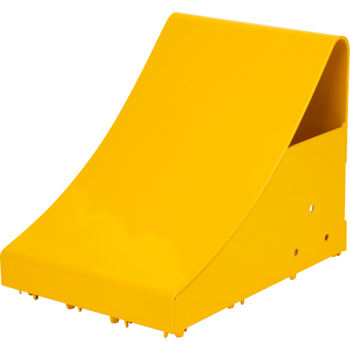 Cales-roue pour la glace, Acier, Jaune, 8-1/16" la x 10-5/8" p x 8-13/16" h NRZ Safety Inc.