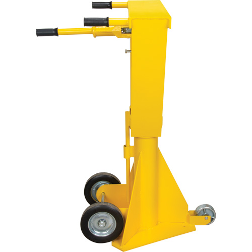 100,000 lbs. Static Capacity Ratchet Beam Trailer Jack, 20 tons Lift Capacity NRZ Safety Inc.