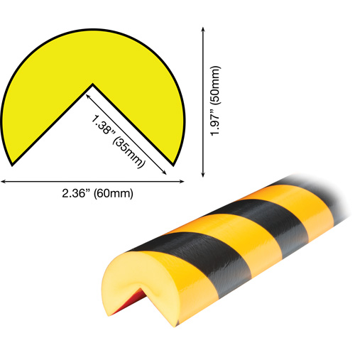 A Plus Profile 1M Corner Protection Bumper Guard NRZ Safety Inc.