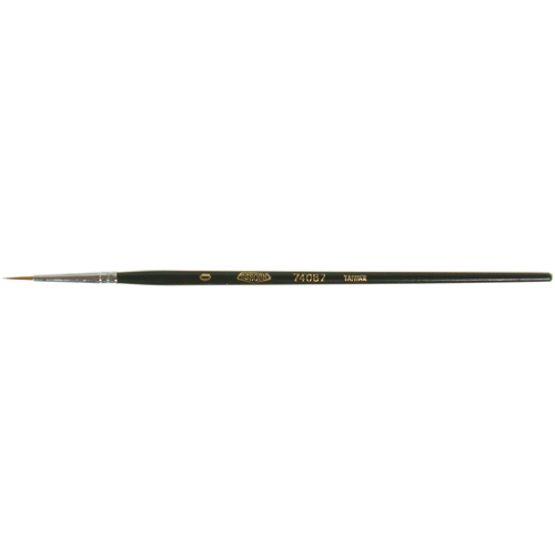 Artist Paint Brush, 1/16" Brush Width, Red Sable, Wood Handle NRZ Safety Inc.